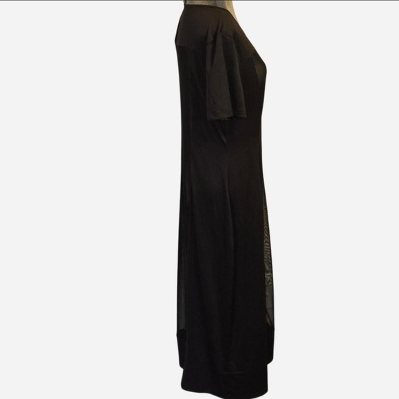 SOLD!!! Black Sheer Zeagoo Cover Up, Bodycon Dress - Picture 4 of 4